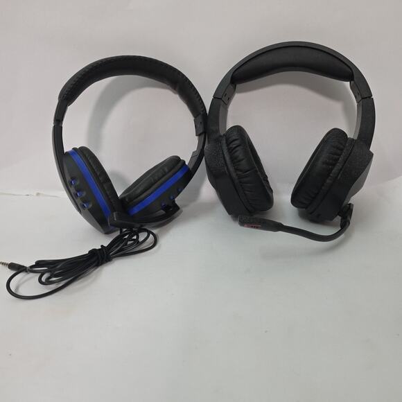 Lot Of 2 Gaming Headsets 1 Wired LVLUP And 1 Wireless Binnune Working - Picture 11 of 11